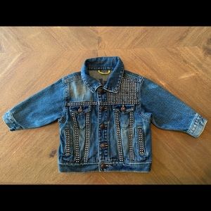 OshKosh B’Gosh Denim Rhinestone Jacket. Size 12mo.